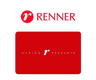 Cartão Presente Renner Imediato - R$ 10
